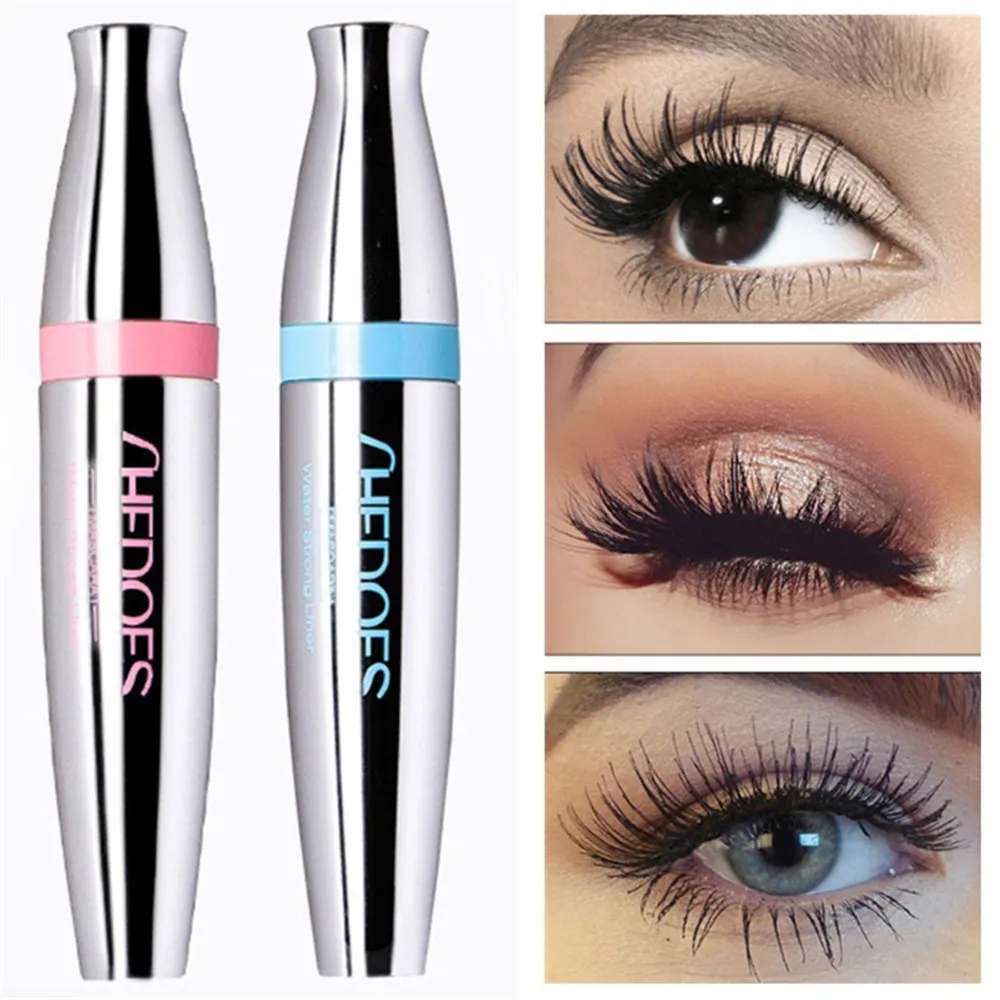 

4D Silk Fiber Eyelash Mascara Extension Makeup Waterproof Rimel Black Volume Lashes Lengthening Eye Lash Long Eyelashes Mascaras