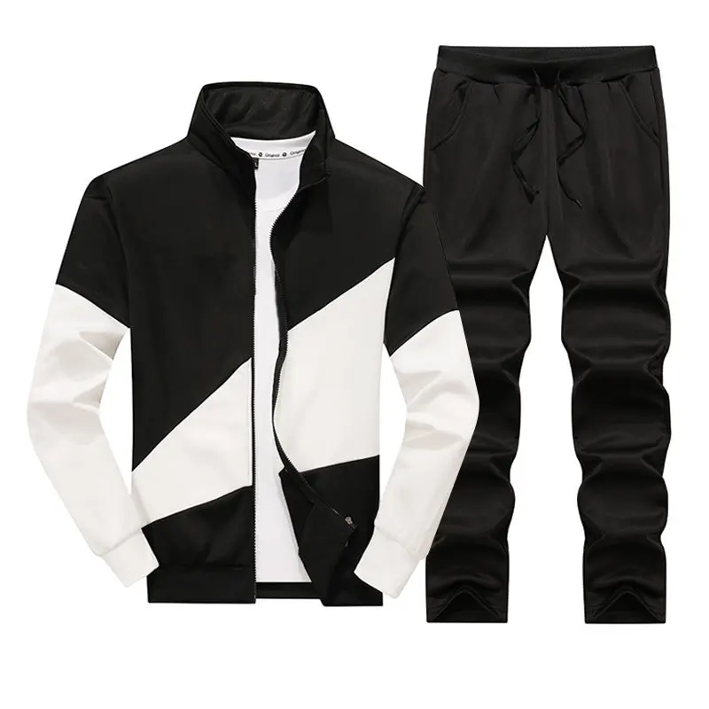 

2022 spring and autumn new oversized men's cardigan sports and leisure suit two-piece pants are versatile and handsome