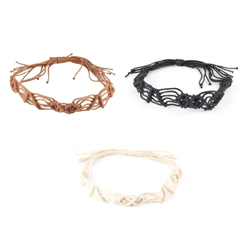 

Cowboy Hat Band Straw Hat Band Boho Bracelet Boho Hat Band Boho Hair Tie DropShip