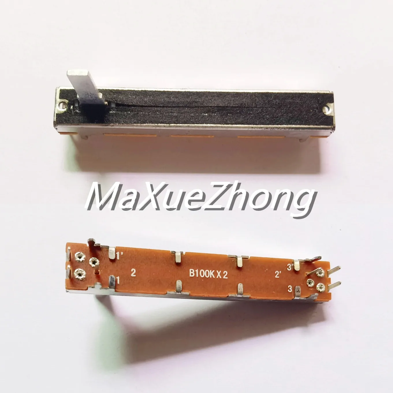 Оригинальный новый 100% отечественный B100K 60 мм SC4521G push and pull двойной потенциометр канальный усилитель-микшер 6 см (переключатель)