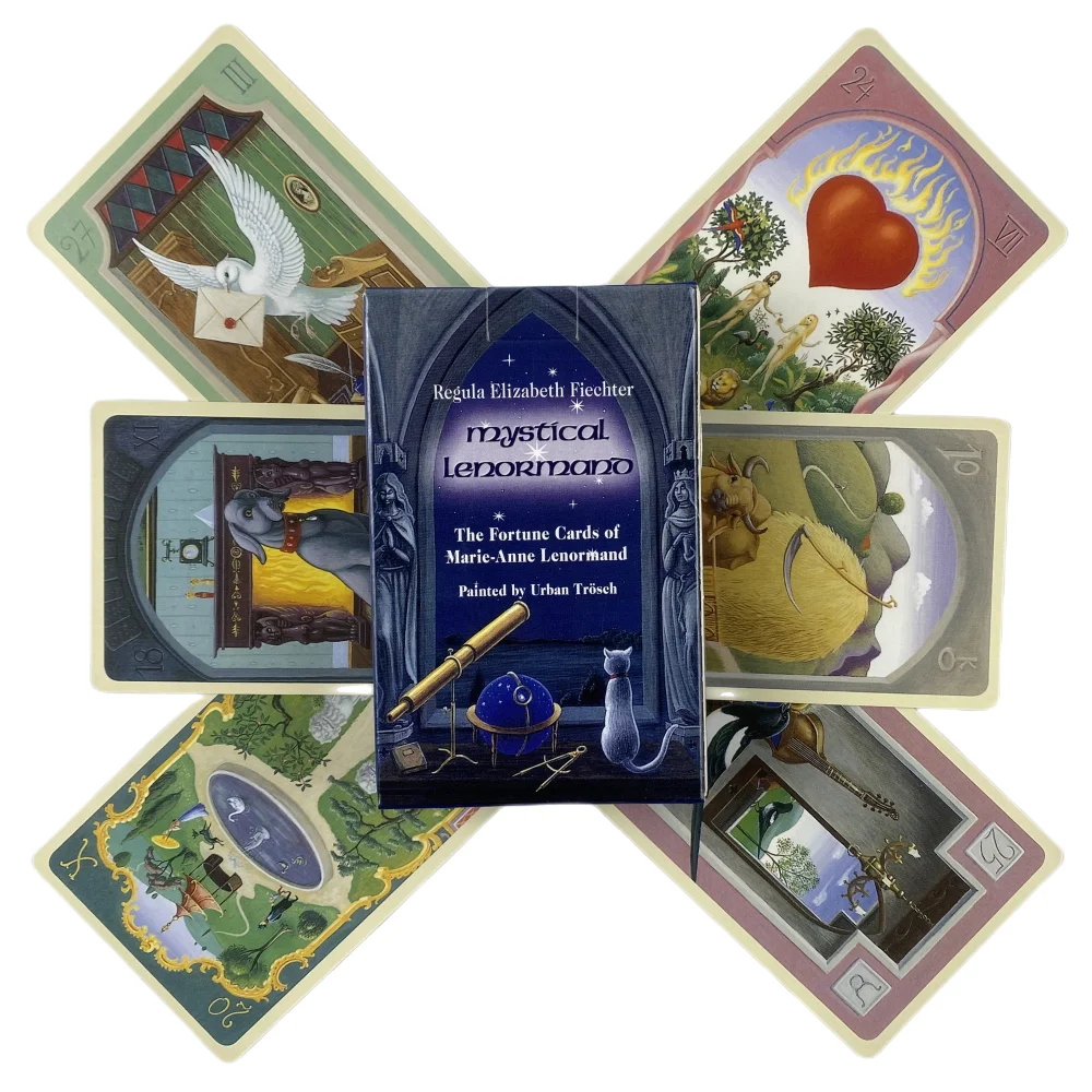 

Mystical Lenormand Cards Divination Oracle Leisure Party Table Game Fortune-telling Prophecy Tarot Board Deck