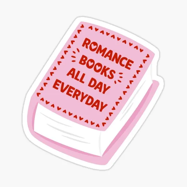 

Романтические книги на каждый день 5 шт. наклеек для декора фон бутылки для воды аниме ноутбук гостиная бампер багаж