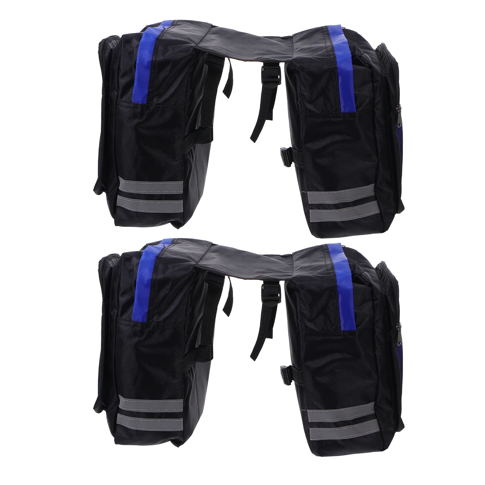 

Bike Rear Storage Carry Double Saddle Commuter Road Pannier Cycling Triangle Holder Mountain Frame Luggage