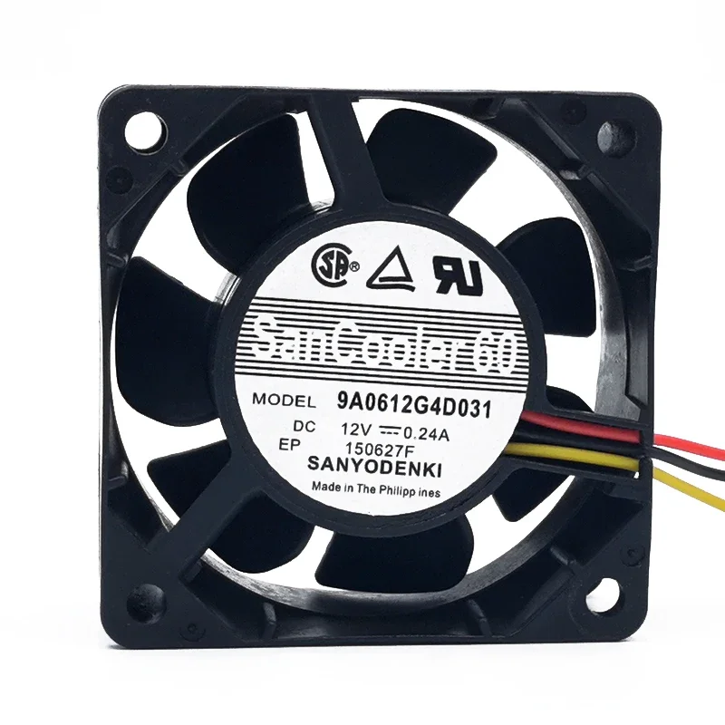 60*60*25 мм Sanyo San Ace60 9A0612G4D031 12 В 0 24 А 6025 Вентилятор охлаждения с двойным шариком