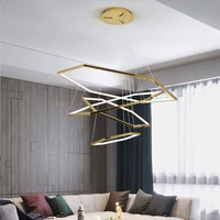 minimalism led chandeliers suspension luxury design ceiling lamp pendant lamps for living room villa decor lighting decoration