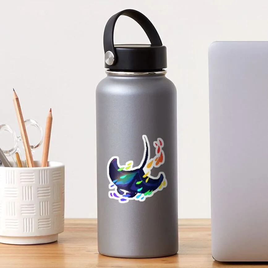 

Радужный Флаг ЛГБТ гордость Манта Рей (школа) наклейка для ноутбука общественных чемоданов