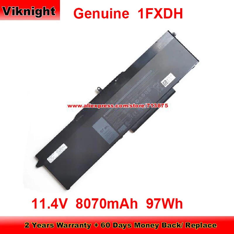   1FXDH   Dell 1WJT0 IFXDH 11, 4 V 8070mAh 97Wh