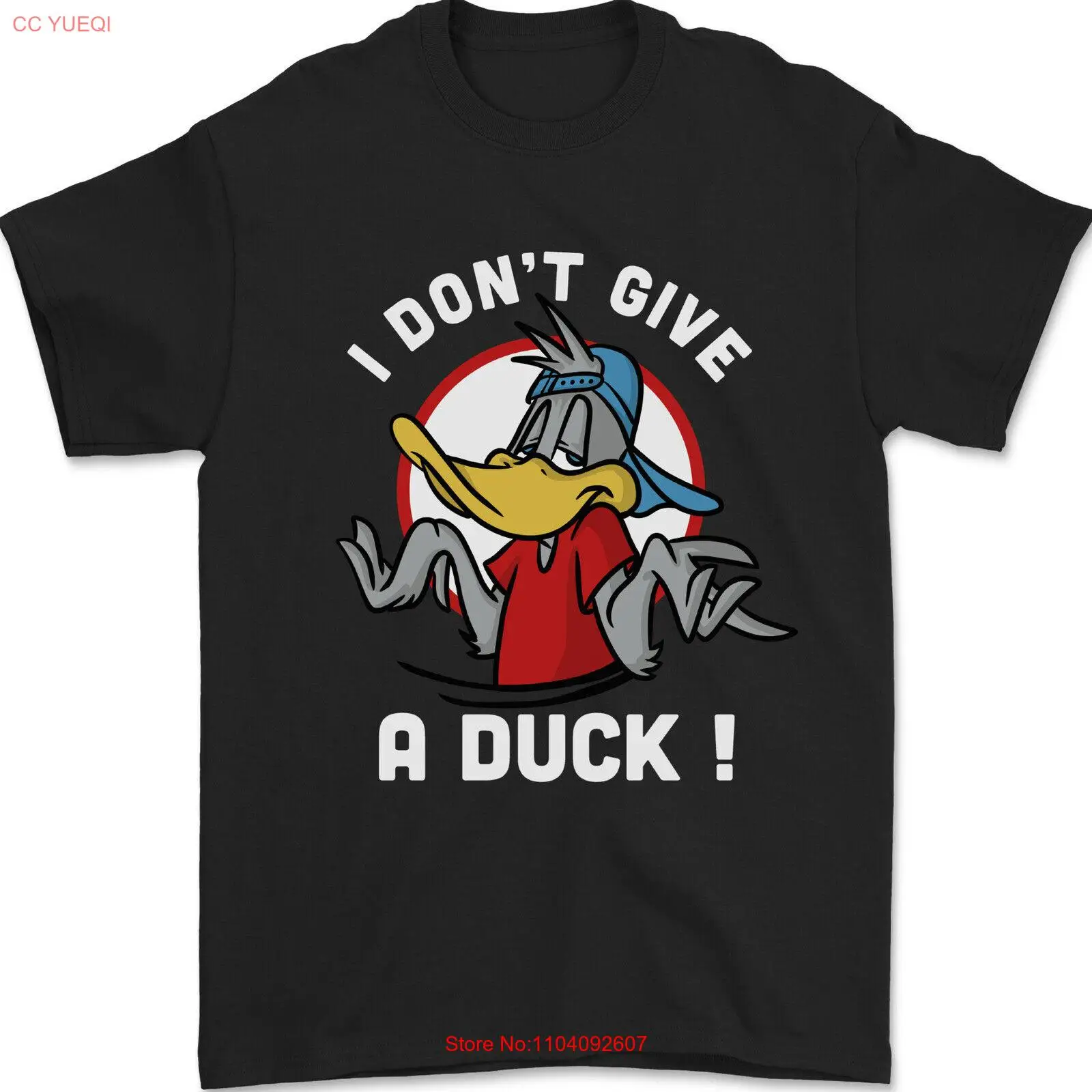 Мужская футболка I Don't Give a Duck Funny Offensive Joke Rude 100% хлопок