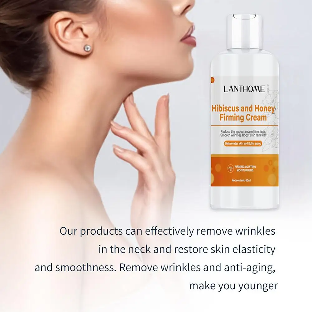 Медовый укрепляющий крем с гибискусом антивозрастной для лица 60 мл увлажняющий