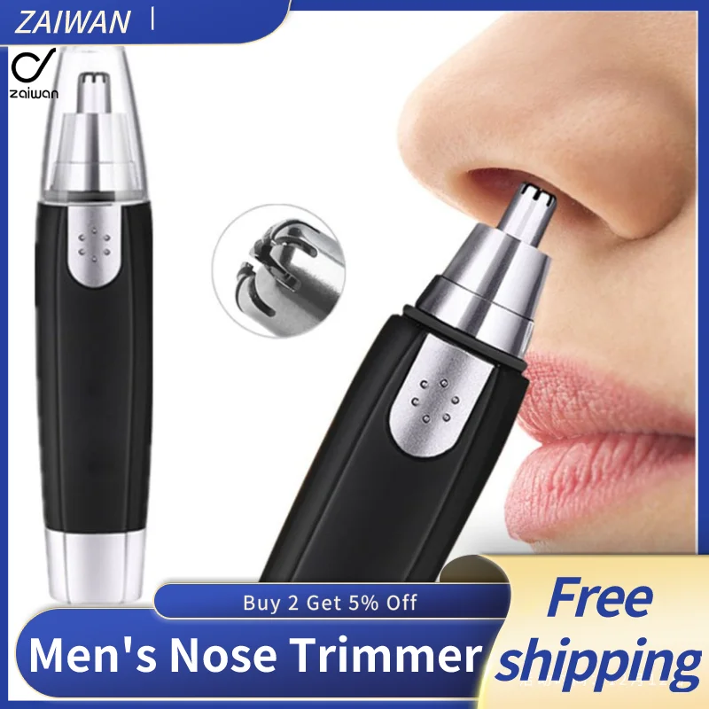 Электрический триммер для носа волос в носу ушей лица чистки бровей водостойкий