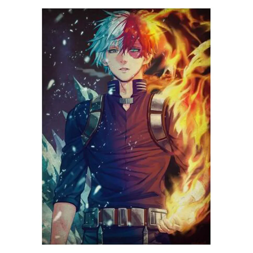 

5D DIY My Hero плакат Академия аниме полная алмазная живопись современный стиль Настенная картина гостиная домашний декор искусство AA0504