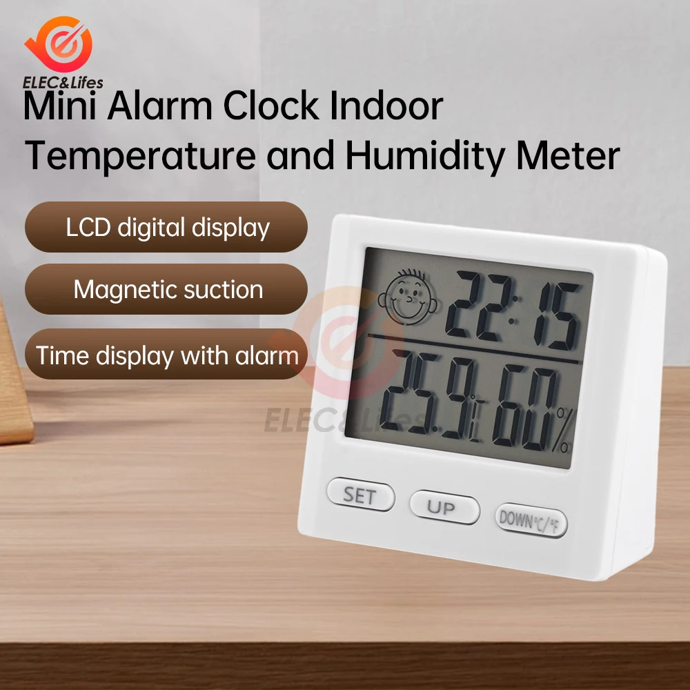 

Настенные часы Aideepen с термометром и гигрометром