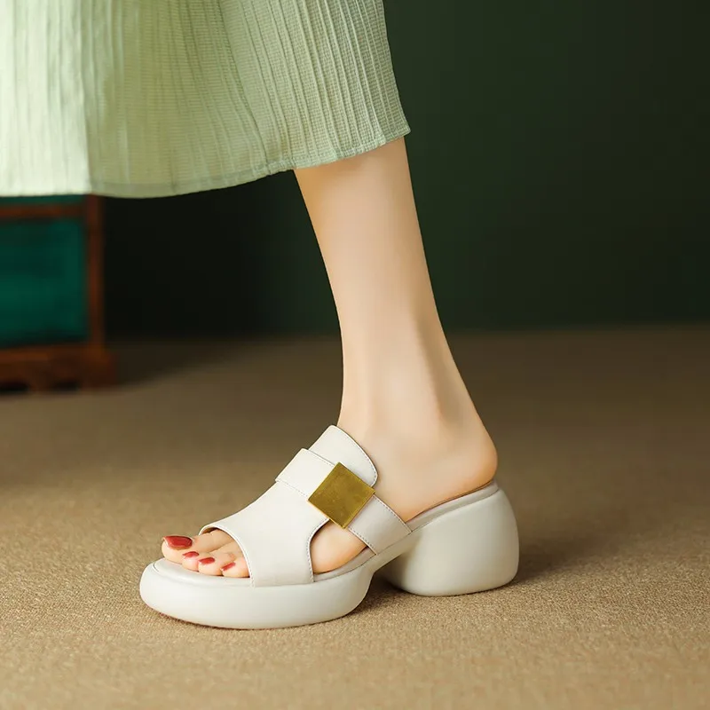 Сандалии женские с открытым носком Повседневные Дышащие пляжные туфли на