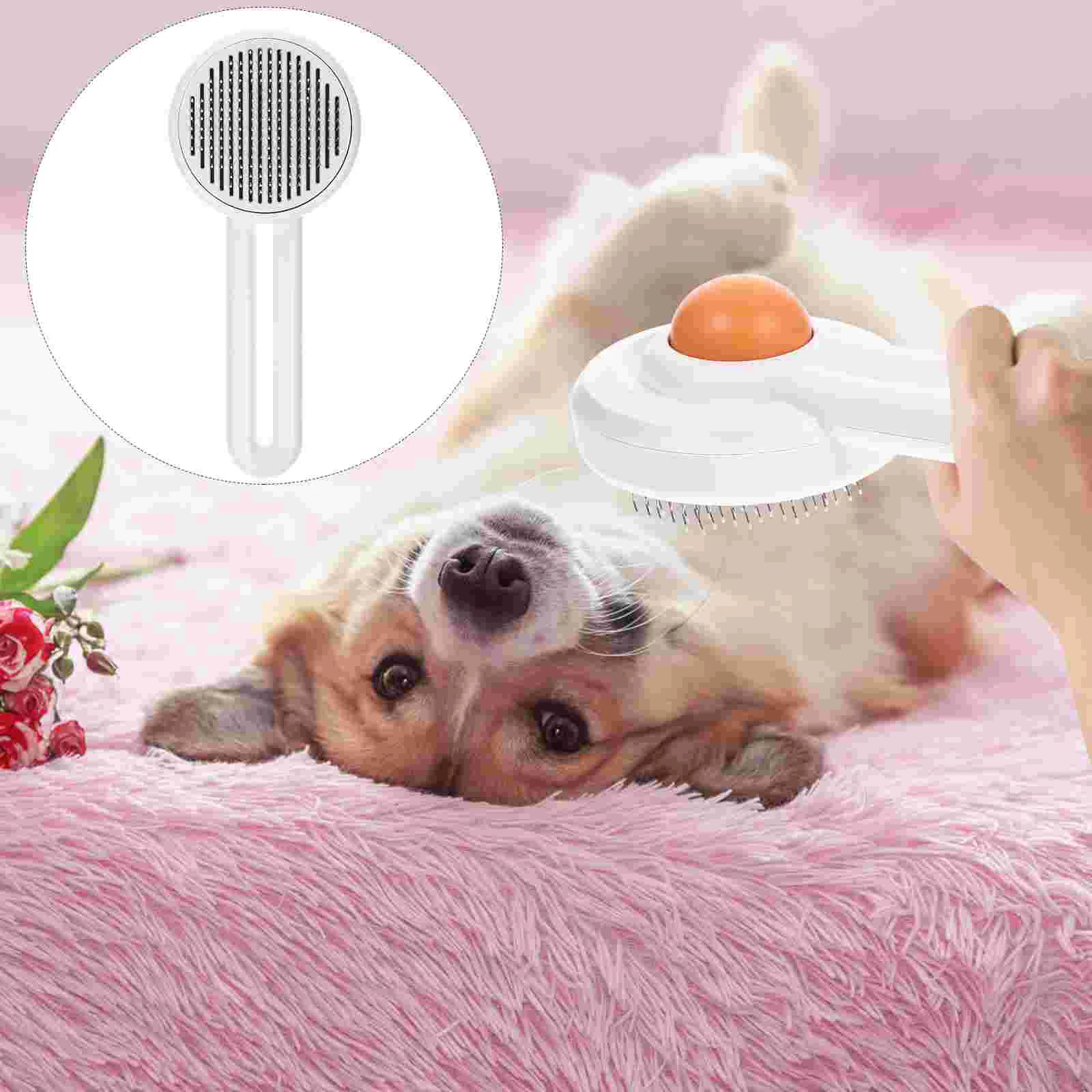 

Brush Pet Grooming Dog Comb Hair Reusable Puppy Used Remove Tool Brushes Cat Combs