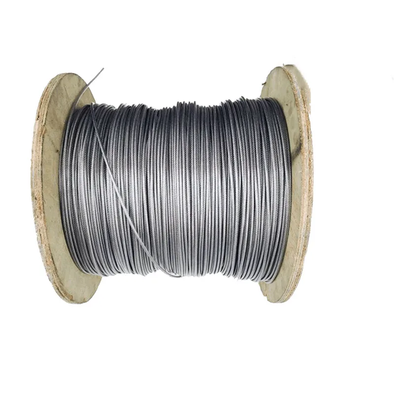 

7x19 Strand Core Vinyl Coated Wire Rope φ 6mm Fitness Gym Wirerope 5M/10M/15M/20M/25M/30M Steel Wire Cable Pulley Accessories
