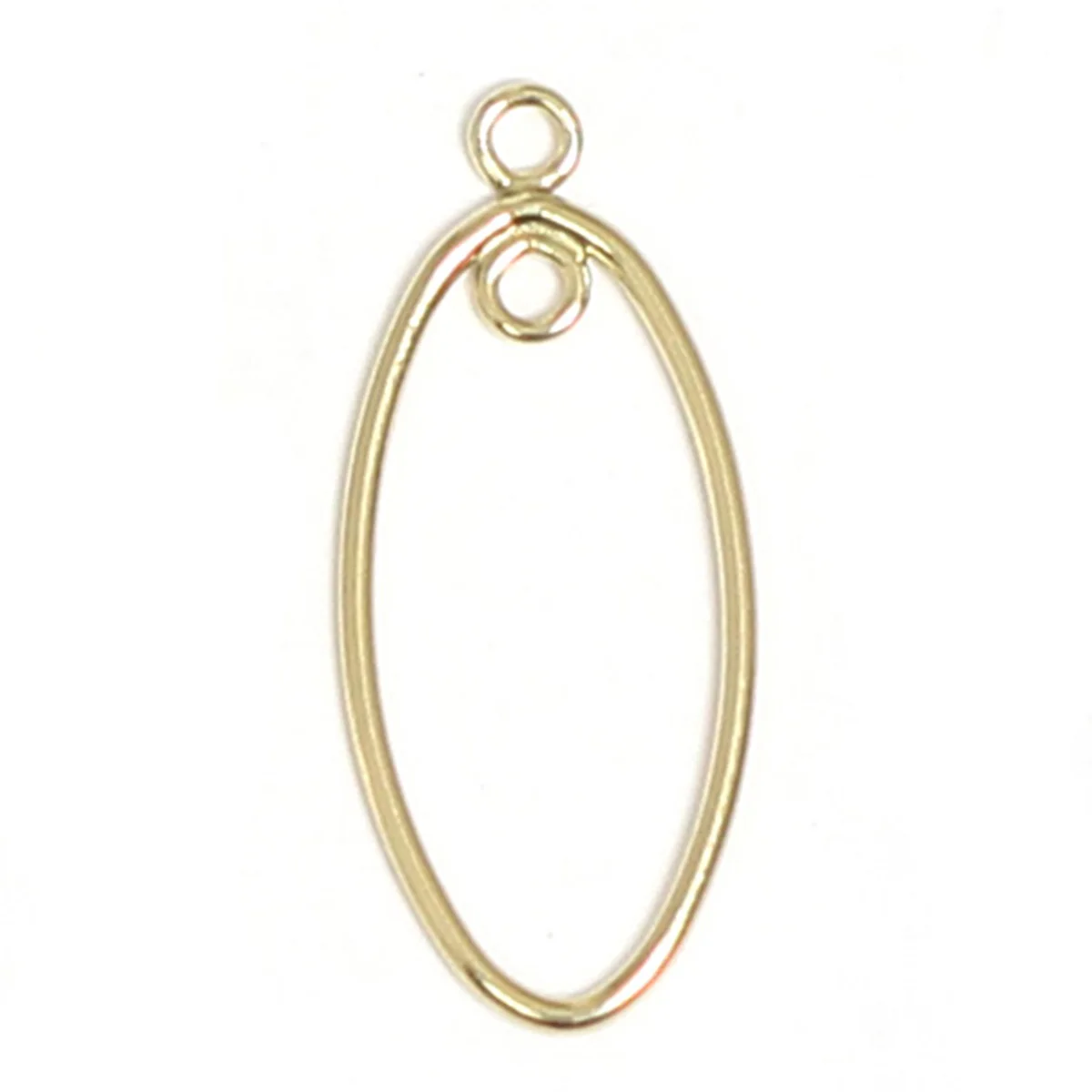 

Beadsnice Drop Charms Gold Filled Link for Necklace Set 14K Pendant