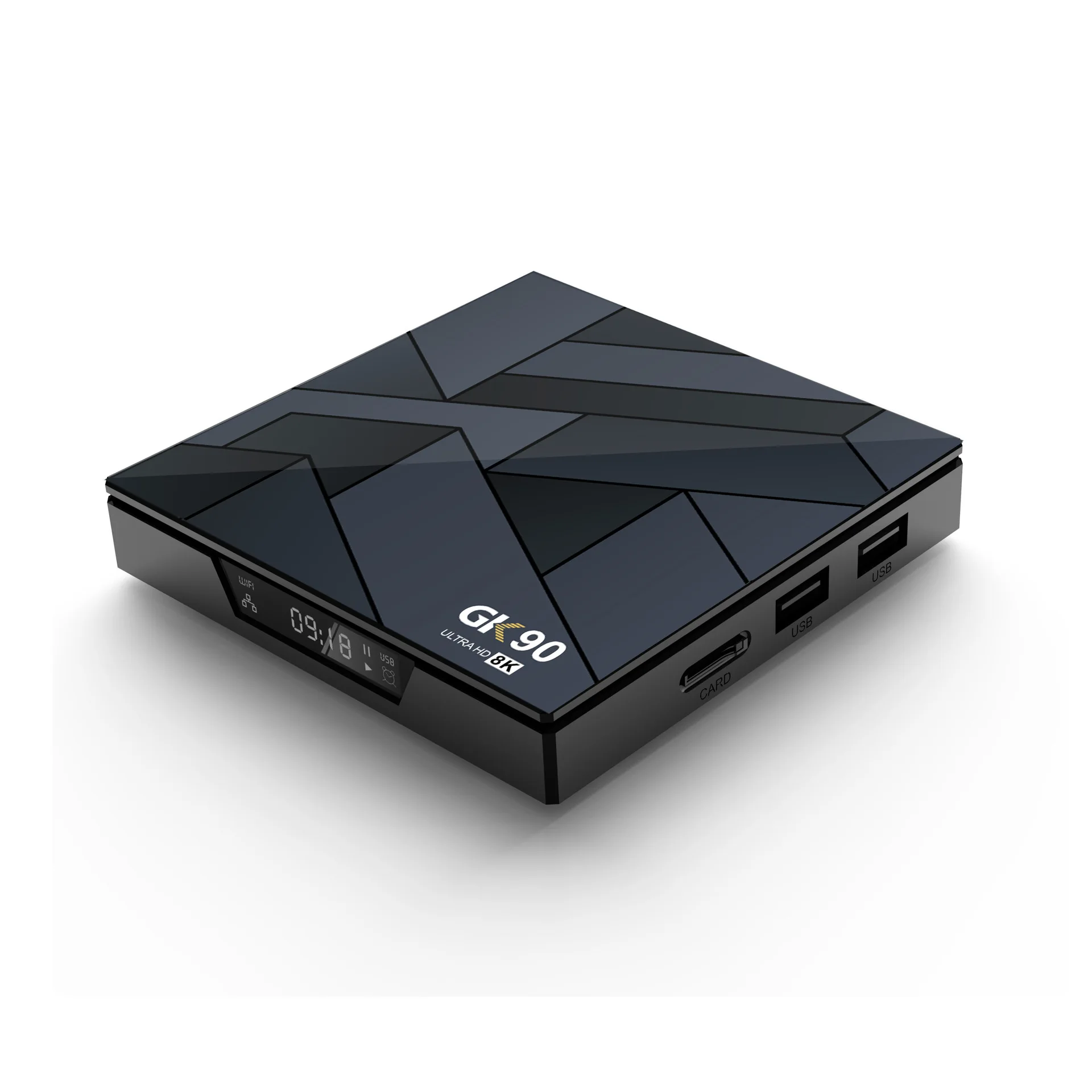 Фото ТВ-приставка GK90 на Android 13, процессор Allwinner H616, 2 ГБ ОЗУ, 8 ГБ ПЗУ, 2.4G/5G Dual Wi-Fi, BT5.2, медиаплеер, Set Top BOX №2