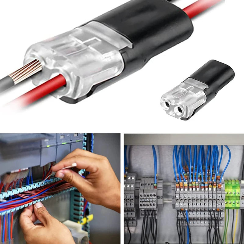 40 шт. автомобильный разъем 2-контактный провод быстроразъемный 18-24AWG