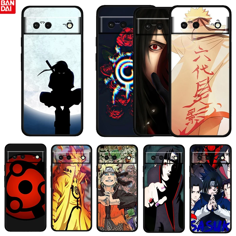 

Naruto Cool Kakashi Anime Shockproof Cover For Google Pixel 6 6A 5 4 5A 4A XL Pro 5G TPU Fundas Soft Black Phone Case Cover Capa