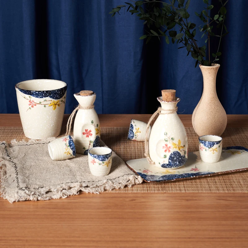 

Sake Shot Glass Bar Sets Shaker Mini Making Barware Bar Sets Soju Equipment Jug Cups Decanter Vino Kitchen Accessories WSW40XP