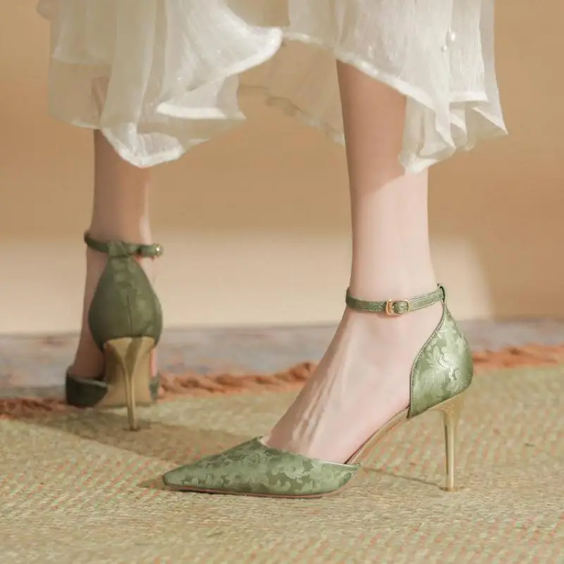 Туфли женские на высоком каблуке туфли с ремешком щиколотке обувь для вечеринки
