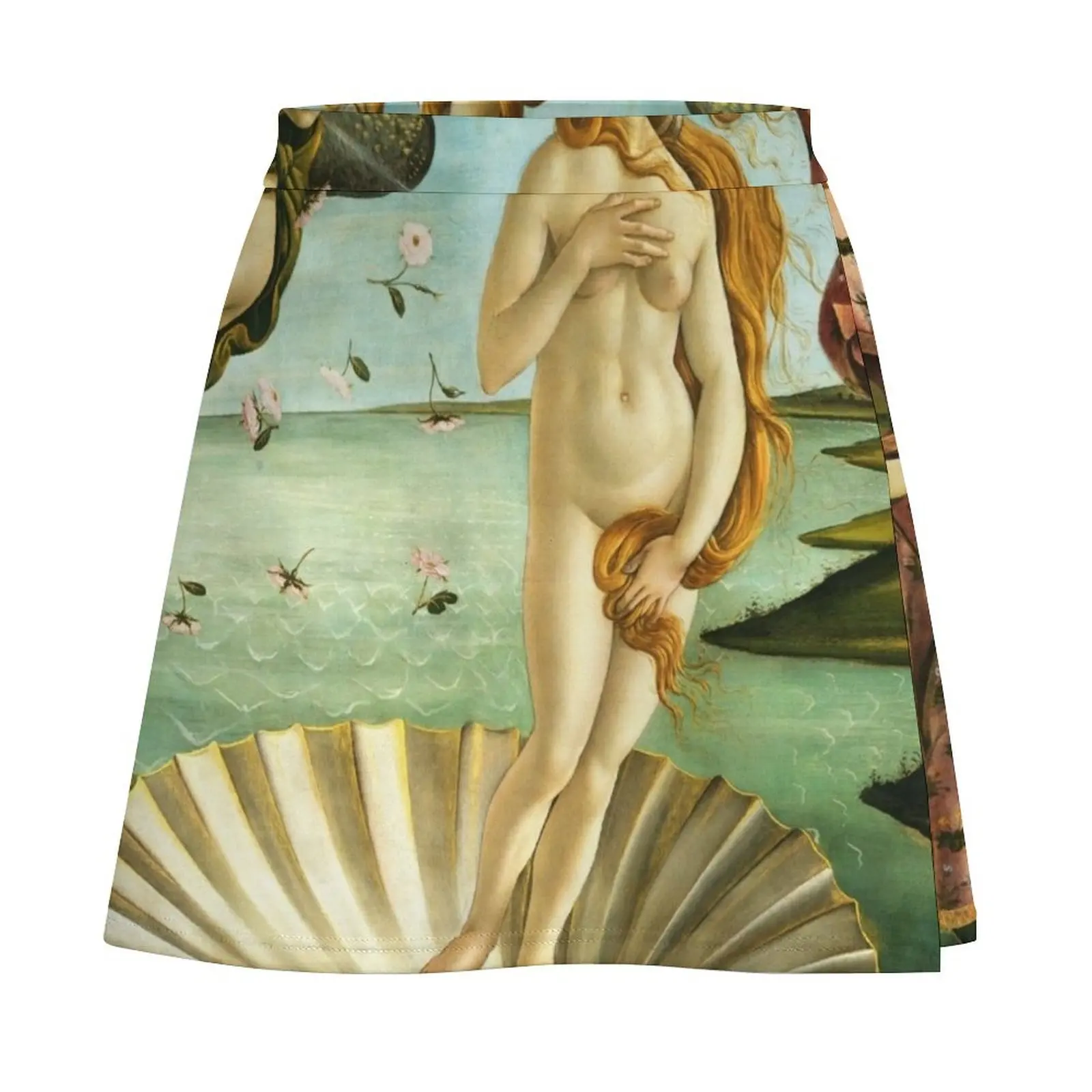 Мини-юбка Рождение веноса botticelli роскошные женские юбки корейская одежда