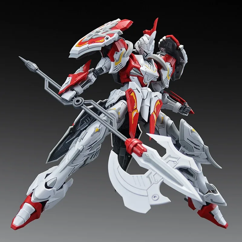 Фото Оригинальная фигурка SNAA 1/144 The Knights of The Round Table SOUL SPEAR LAMORAK, игрушки для мальчиков и девочек, детский подарок, коллекционная №4