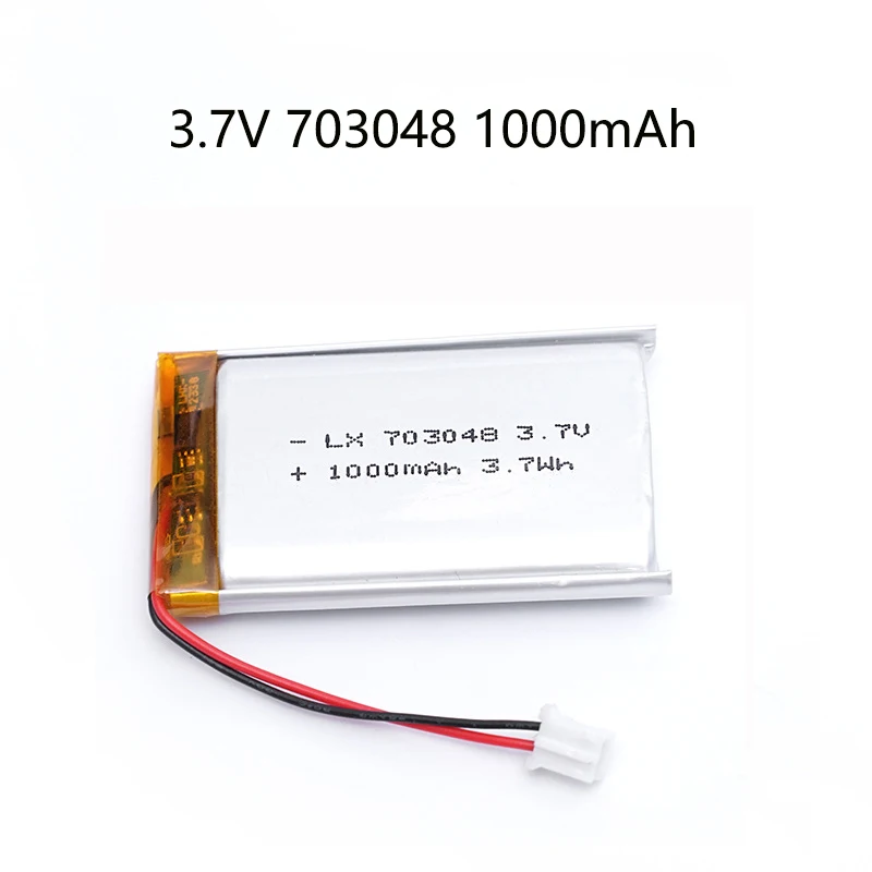 3,7 V 703048 1000mAh литиевая полимерная аккумуляторная батарея для машины для раннего развития, PS4 контроллер, батарея 703048