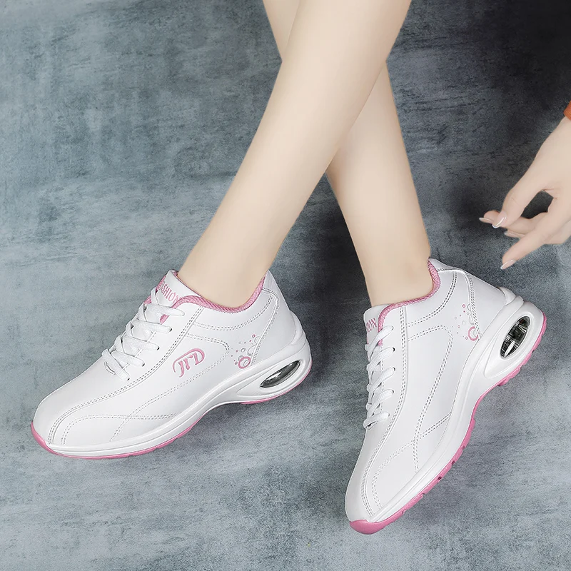 Women Dancing Shoes Fashion Multifunction Sneakers Air Cushion Walking Shoes Athletic Casual Breathable Trainers