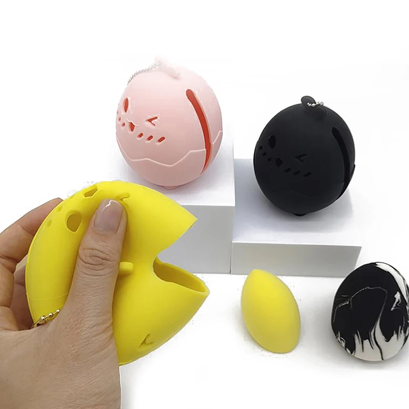1pcs Makeup Sponge Holder Eco-Friendly Silicone /Plastic Mul