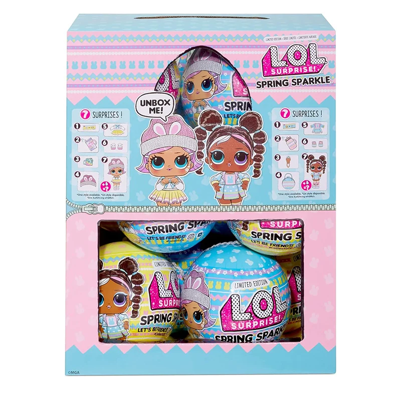 2pc Lol Dolls Original Lol Surprise Doll Set 1pc 2cm +1pc 4cm Lol
