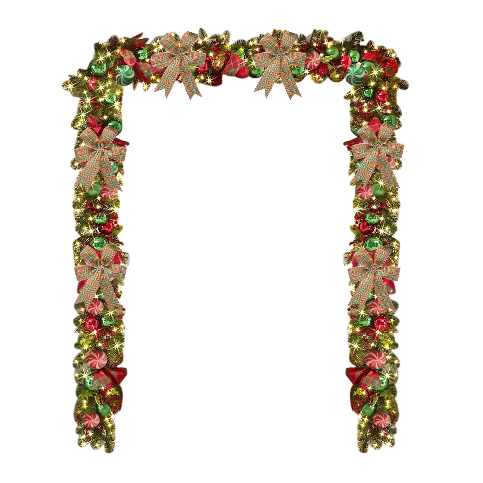 

Christmas Decorations Dead Branches Vine Ring Pendant Christmas Cane Garland Door Hanger Christmas Wreath