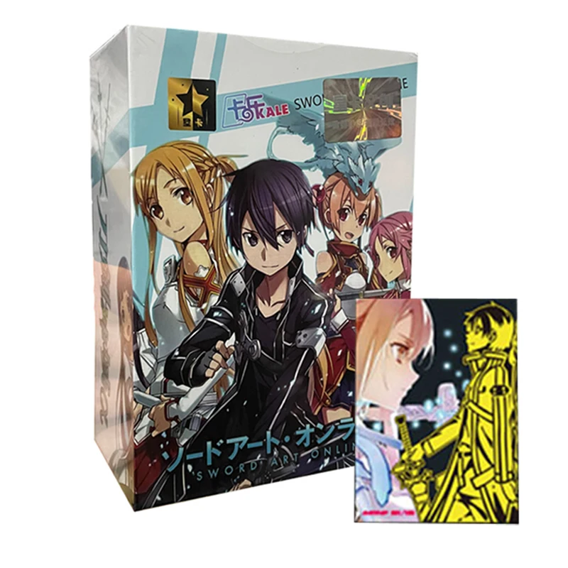 Новинка искусство меча онлайн флэш-карты Аниме игры фигурки Kirito красочные SP