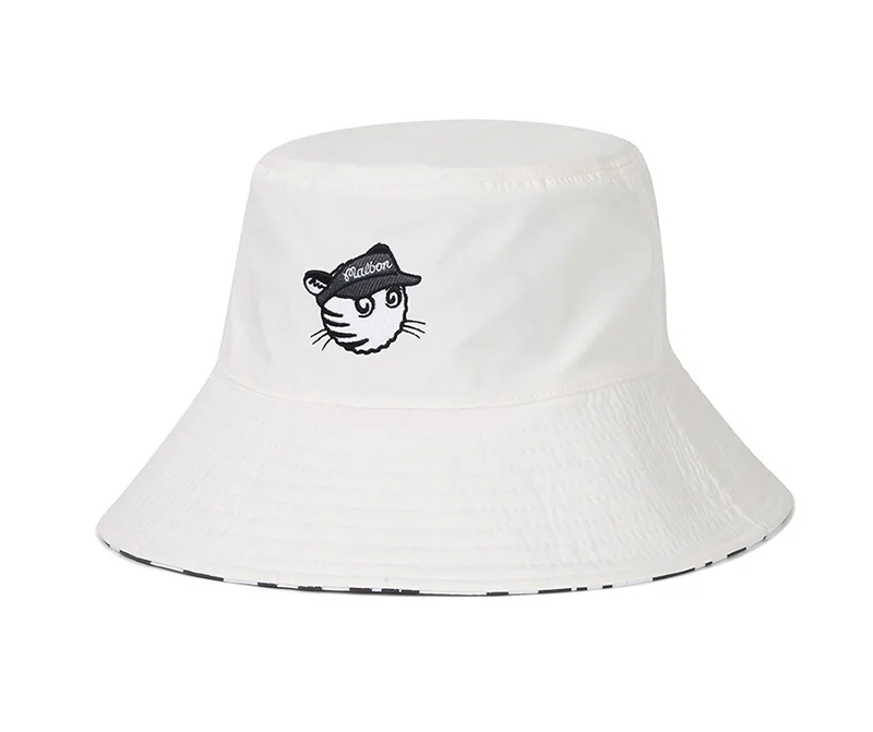 

Malbon Golf big brim hat 2022 new fisherman ball hat sports sunscreen breathable sun hat unisex double-sided can be worn