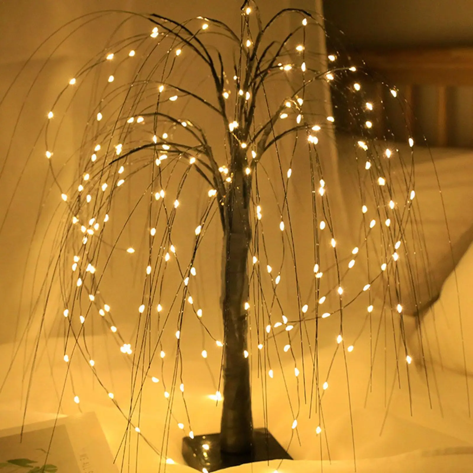 

LED Small Tree Light Willow Light Room Decoration Light Home Layout Tree Creative Light Willow Simulation Scene B5S0