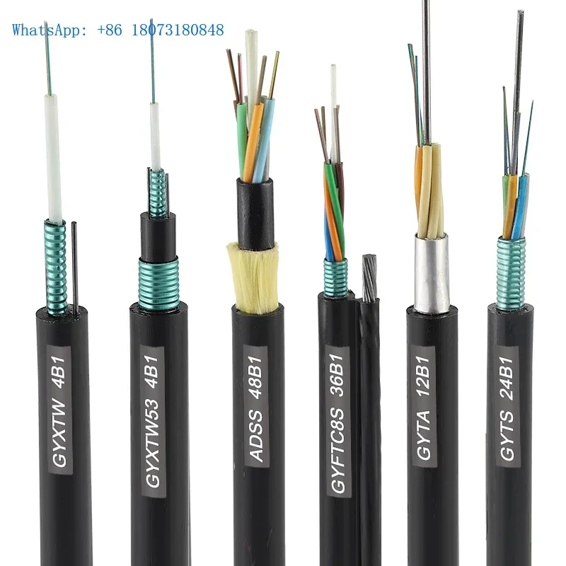 ADSS GYTA GYTS GYXTW GYFTC8S 4 8 12 24 48 96 144 288 сердечник оптоволоконного кабеля наружный