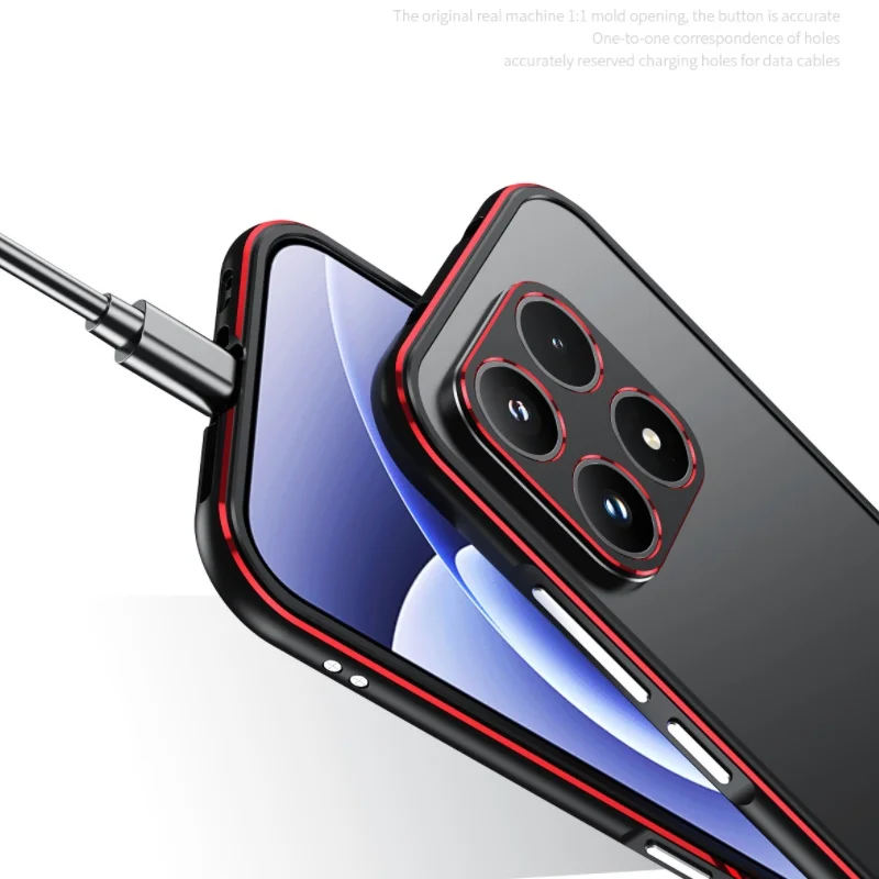 Фото Алюминиевый металлический бампер-чехол с защитой для камеры для Xiaomi 14, 13, 12S Ultra, 17, 15, 14, 13, 12, 12S, 12X, Black Shark 5, 4, 4S Pro №5