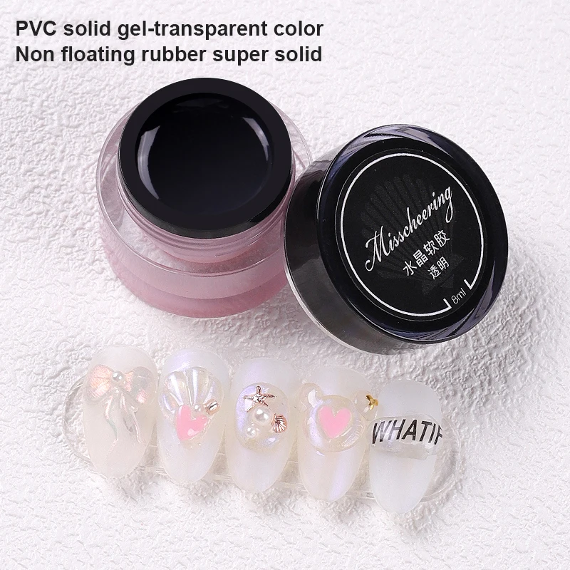 

3D Three Dimensional Universal Clay Soft Glue Carved Model Nail Art PVC Solid Gel UV Phototherapy Removed Without Hurting Hands