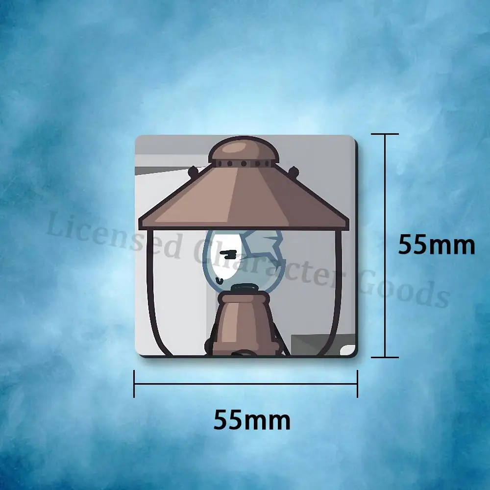 Фото Магнитная наклейка A-Airy hfjONE Liam Lantern на холодильник, с гладкой прозрачной печатью, для металлических дверей, декор для общежитий и квартир, 55x55 мм №5
