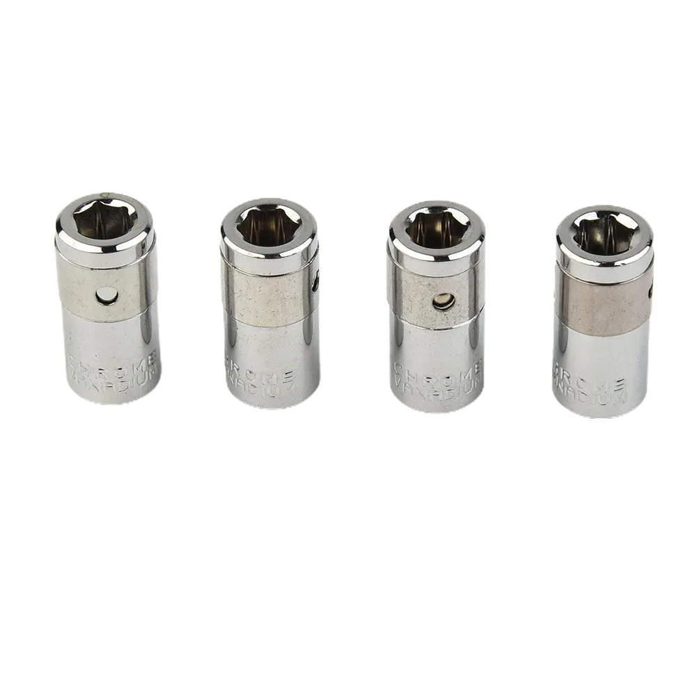 

4PCS 1/4" Square Drive To 1/4" Hex Socket Bits Converter Screwdriver Bit Adapter1/4" Square Hole To 1/4" Hex Converter