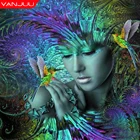 Новый продукт, сделай сам, алмазная вышивка для птиц, круглая бриллиантовая живопись, набор для украшения дома