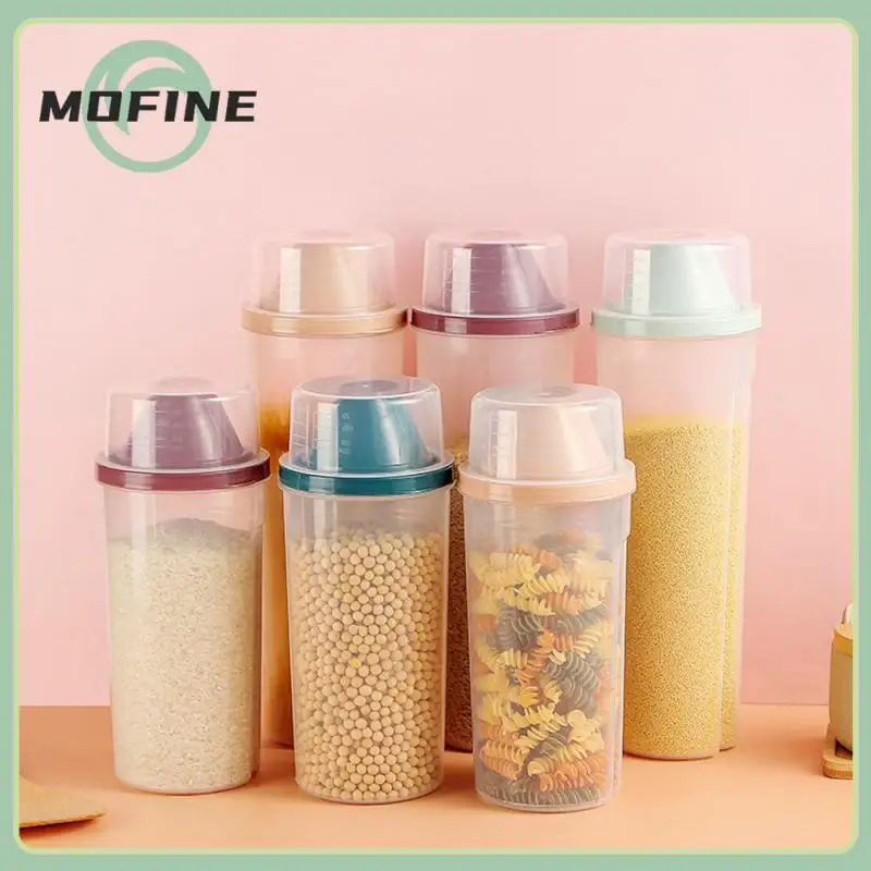 

Kitchen Grain Storage Box Transparent High Quality Grain Sealed Storage Tank Home Household Storage Box Multipurpose Pp