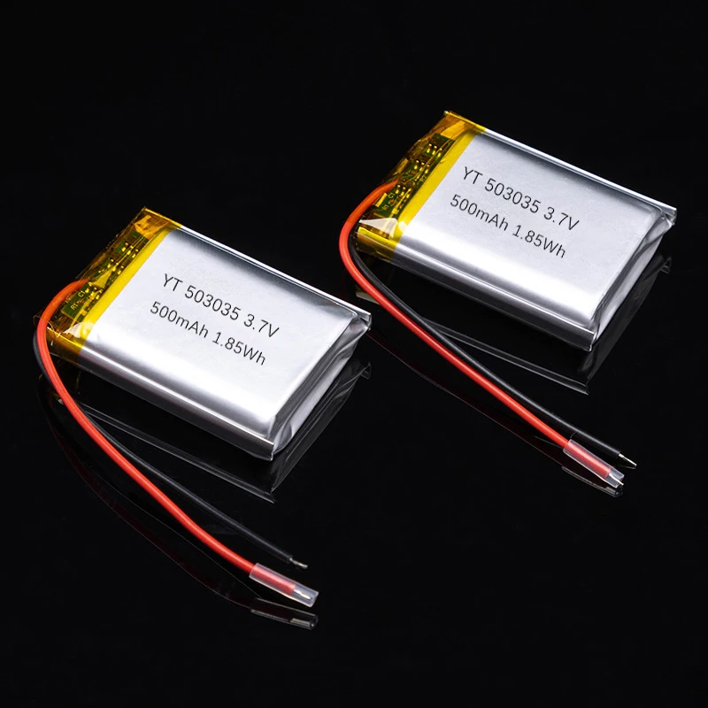 Фото Литий-полимерный аккумулятор 3.7V 500mAh 503035 для мобильных телефонов, гироскутеров, Bluetooth-гарнитур, автоматических поилок для животных, аудиоустройств №3