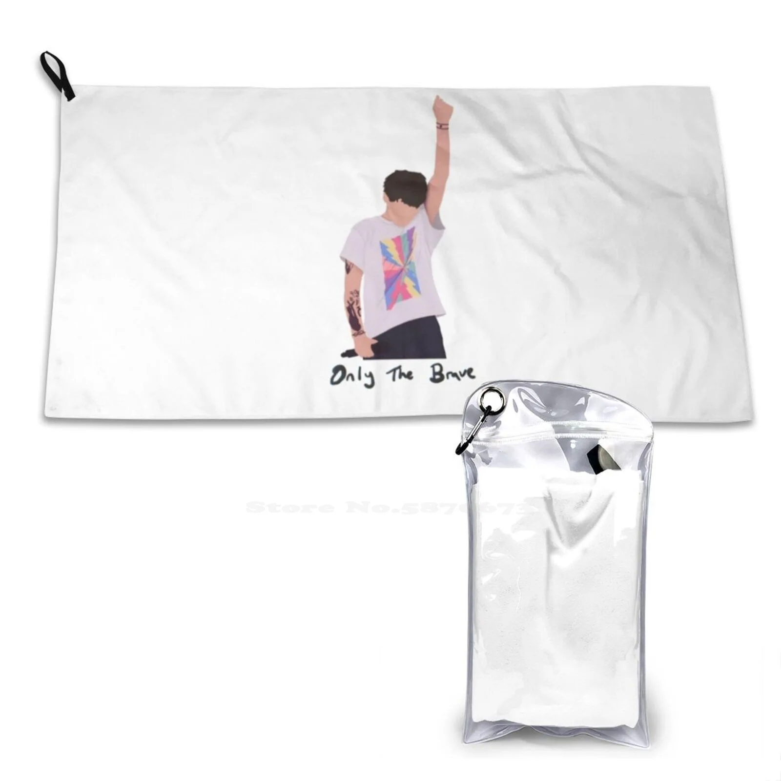 Только храбровые мочалки, банное полотенце для лица, только товары храбрости, только изделия храбрости, стены, стены только храбрости 1D