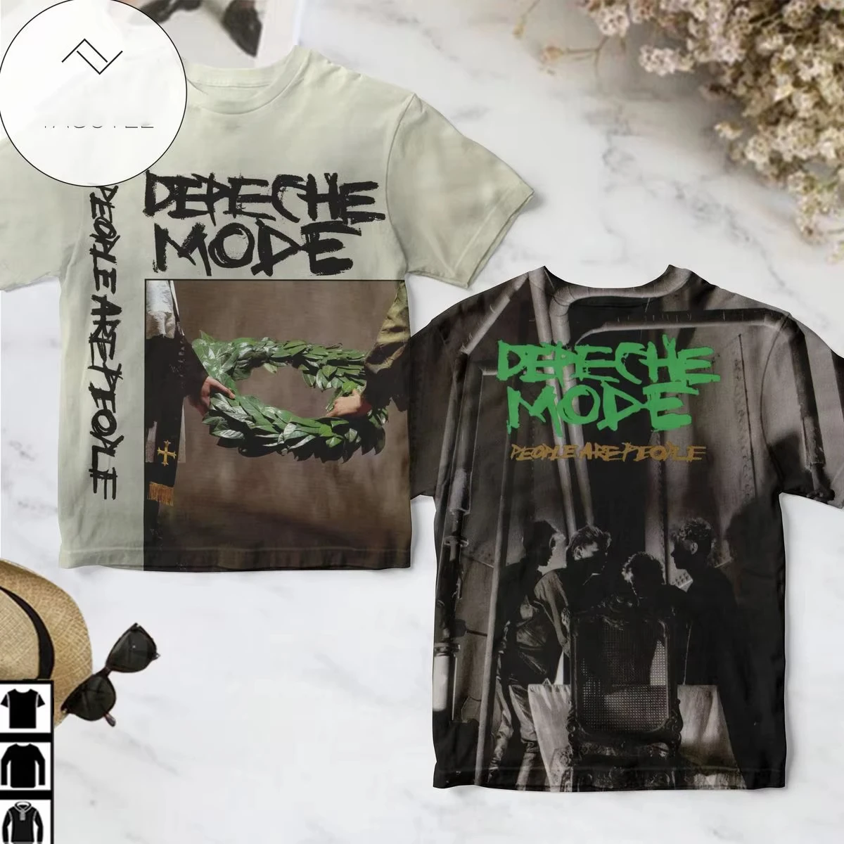 Фото Новая футболка с 3D-принтом группы New Rock Depeche Mode, модная спортивная футболка большого размера для мужчин, уличная футболка с принтом альбома для детей и женщин №5