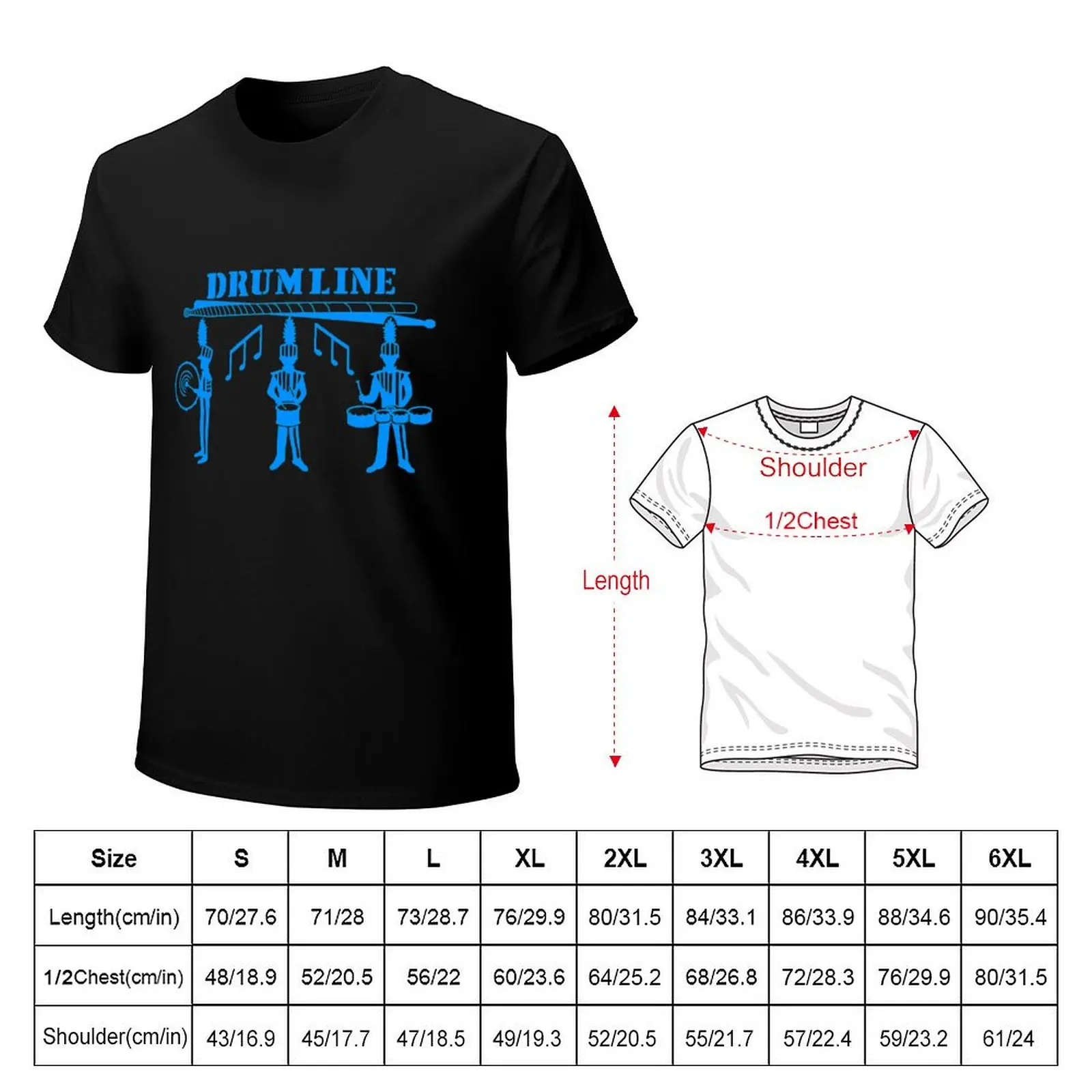 Фото Футболка Drumline, повседневная рабочая одежда, футболка для работы №2