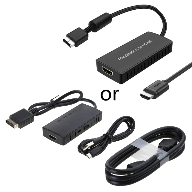 

PS1 for PS2 for PS3 to for HDMI Converter Adapter,1080p/720p Audio Video Converter, Audio Output, Supports for PS2 Displ