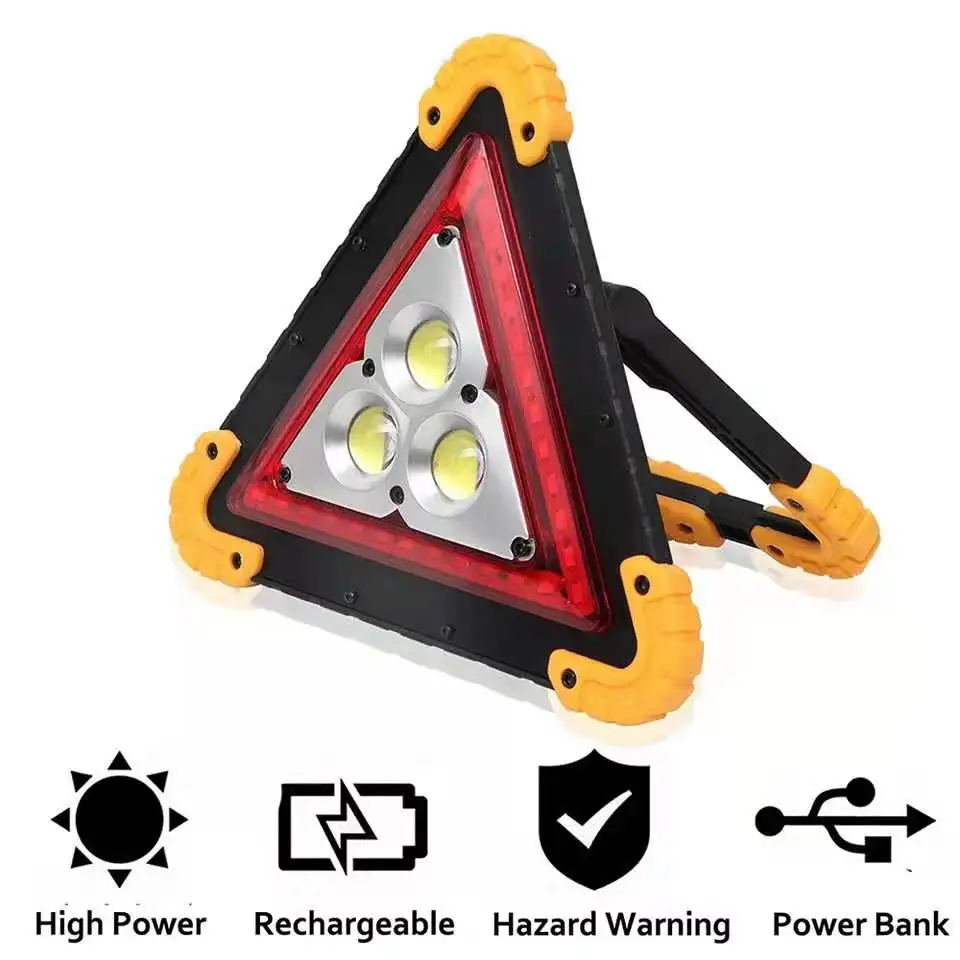 

COB LED Work Light Rechargeable Portable Waterproof LED Flood Lights for Outdoor Camping Hiking Emergency Car Repairing Job Site