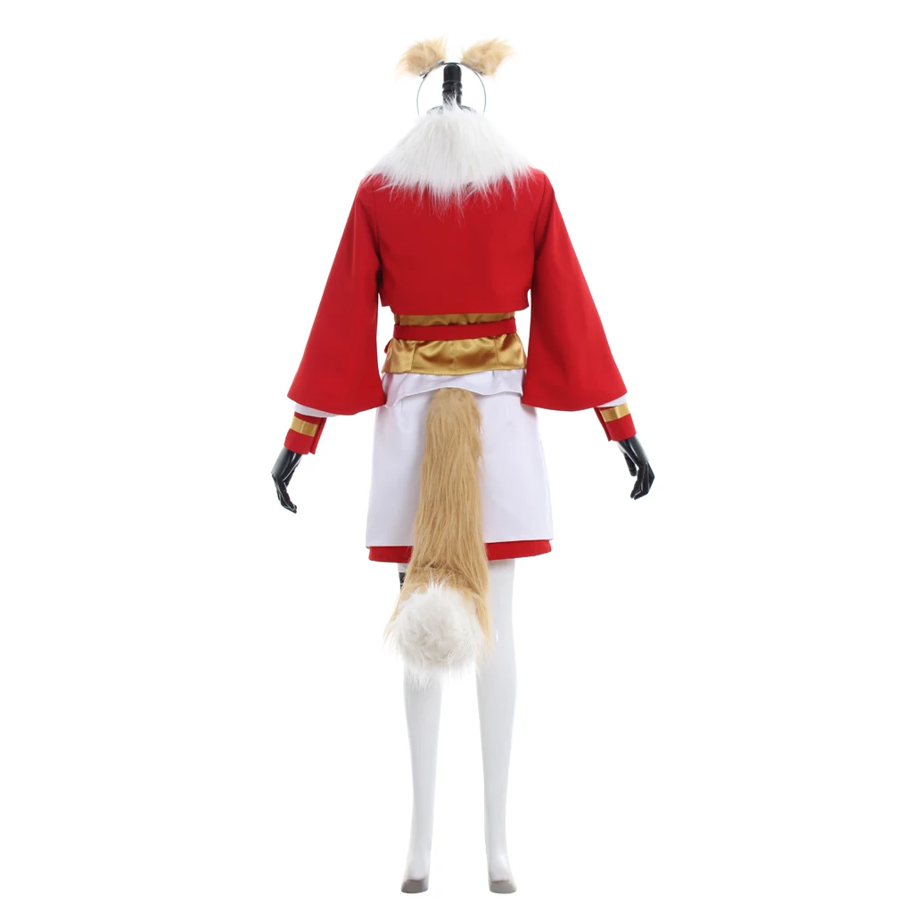 Косплей-костюм с эмблемой игры Fire Женский костюм хвостом для косплея Хэллоуина