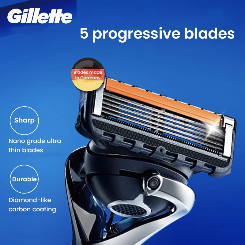 Фото Бритва Gillette Fusion 5 ProGlide с мангетической подставкой, Высококачественная версия, бритвенный станок с 5-слойными ультратонкими лезвиями №3